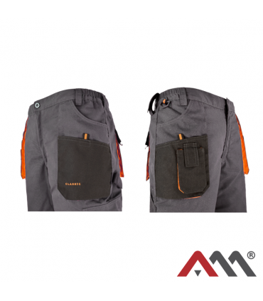 CLASSIC Orange spodnie do pasa r. 56