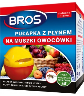 BROS M - PUŁAPKA Z PŁYNEM NA MUSZKI OWOC.