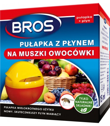 BROS M - PUŁAPKA Z PŁYNEM NA MUSZKI OWOC.