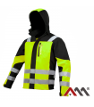 CLASSIC-VIS YELLOW SOFTSHELL XXXL