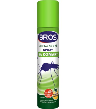 BROS - ZIELONA MOC SPRAY NA KOMARY I KLESZCZE 90ml