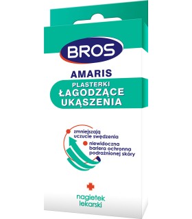 BROS AMARIS - PLASTERKI ŁAGODZĄCE UKĄSZENIA 20szt.