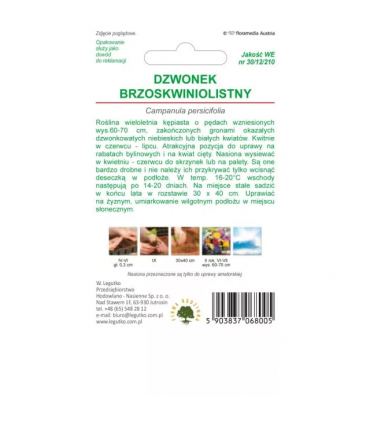 L - DZWONEK BRZOSKWINIOLISTNY MIX 0,3g /1/