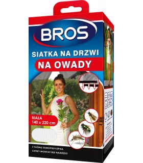 BROS M - SIATKA NA DRZWI 140x220cm BIAŁA