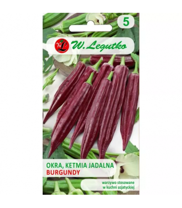 LW - OKRA KETMIA JADALNA BURGUNDY 2g /3/