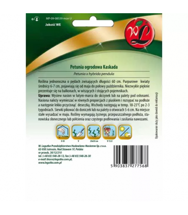 L - LUX PETUNIA KASKADA PURPUROWA 0,02g /4/