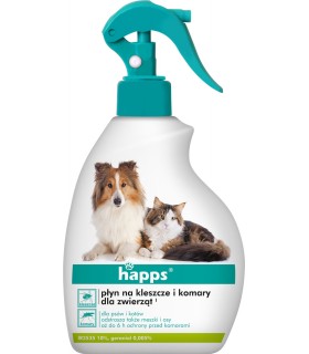 BROS HAPPS - PŁYN DLA ZWIERZĄT KOM. KLESZ. 200ml