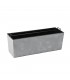 KWIETNIK BEGONIA 190x560 ECO recycled - szary bet