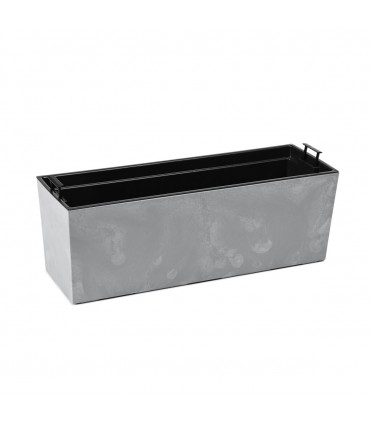 KWIETNIK BEGONIA 190x560 ECO recycled - szary bet