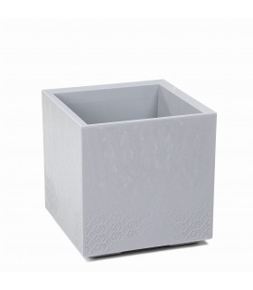 Kwietnik KARO 400x400x400 beton recycled - sz.bet.