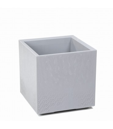 Kwietnik KARO 400x400x400 beton recycled - sz.bet.