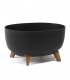 MISA ROMA OWALNA 430 RECYCLED - CZARNY