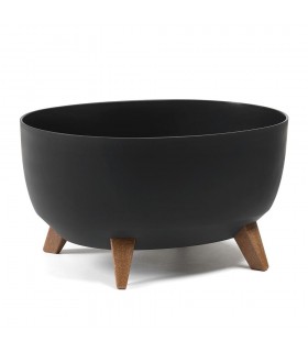 MISA ROMA OWALNA 430 RECYCLED - CZARNY