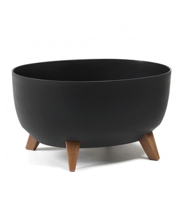 MISA ROMA OWALNA 430 RECYCLED - CZARNY