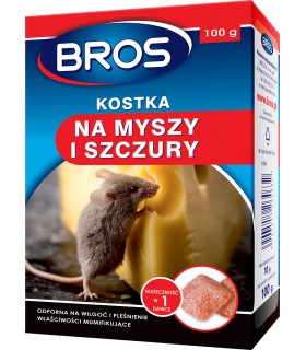 BROS MY - KOSTKA NA MYSZY I SZCZURY 100g