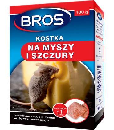 BROS MY - KOSTKA NA MYSZY I SZCZURY 100g