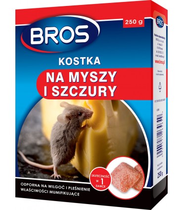 BROS MY - KOSTKA NA MYSZY I SZCZURY 250g