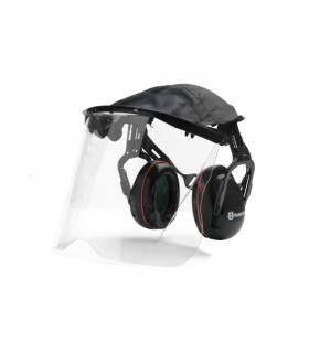 OCHRONNIKI SŁUCHU Z OSŁONĄ TWARZY Z PLEXI