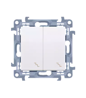 SIMON 10 MODUŁ BIAŁY ŁĄCZNIK UNIWERS. 2X 10AX 250V