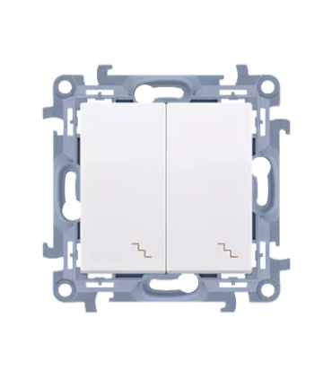SIMON 10 MODUŁ BIAŁY ŁĄCZNIK UNIWERS. 2X 10AX 250V