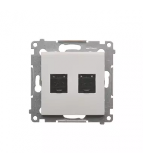 SIMON 54 MODUŁ BIAŁY GN.KOMP. 2X UAE 8 CAT.6 UTP
