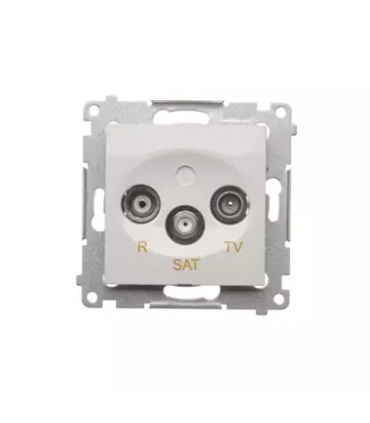 SIMON 54 MODUŁ BIAŁY GNIAZDO RTV-SAT KOŃCOWE