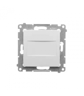 SIMON 54 MODUŁ BIAŁY ZAŚLEPKA RAMKI Z MOSTKIEM