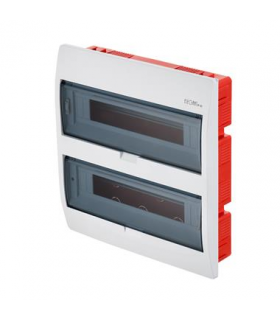 ELEGANT ROZ.PLAST. PT 2X18M N+PE IP40 DRZ. DYM BIA