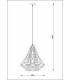 LAMPA WISZĄCA ZWIS SKELETON E27 INDUST. DRUC. CZA.