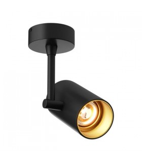OPRAWA ŚCIENNA KINKIET SPOT TORI SL 1 CZARN/ZŁOTY