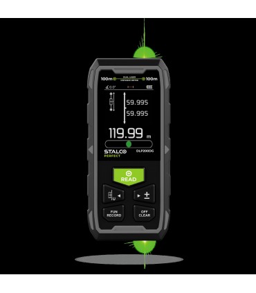 DALMIERZ LASEROWY DWUKIERUNKOWY DLP200DG 2x100m