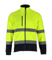 BLUZA POLAR OSTRZEG. BASIC NEON LINE ŻÓŁTY 2XL