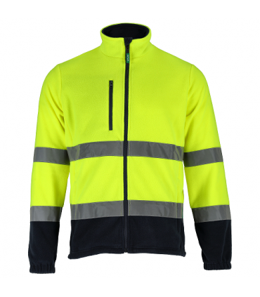 BLUZA POLAR OSTRZEG. BASIC NEON LINE ŻÓŁTY L
