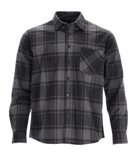 KOSZULA FLANELOWA SQUARE GRAFITOWY "2XL" S-51158