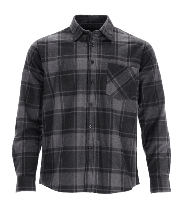 KOSZULA FLANELOWA SQUARE GRAFITOWY "2XL" S-51158