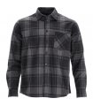 KOSZULA FLANELOWA SQUARE GRAFITOWY "2XL" S-51158