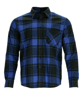 KOSZULA FLANELOWA SQUARE NIEBIESKA "S" S-42030