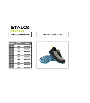 PÓŁBUT HEKTOR LOW S3S ESD roz. 42 S092105142