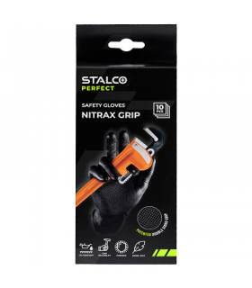 RĘKAWICE NITRAX GRIP BLACK r.11 -2XL (op. 10szt.)