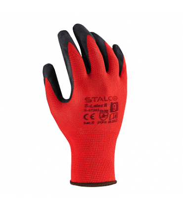 RĘKAWICE POLIESTROWE "S-LATEX R" 6" S-47339