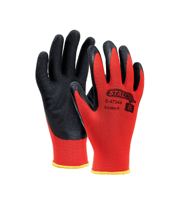 RĘKAWICE POLIESTROWE "S-LATEX R" 6" S-47339