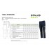 SPODNIE DO PASA DAMSKIE VIKI "2XL" S-79351
