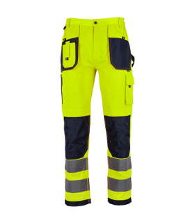 SPODNIE ROBOCZE OSTRZEG. BASIC NEON LINE ŻÓŁTY 2XL