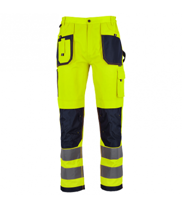SPODNIE ROBOCZE OSTRZEG. BASIC NEON LINE ŻÓŁTY 2XL