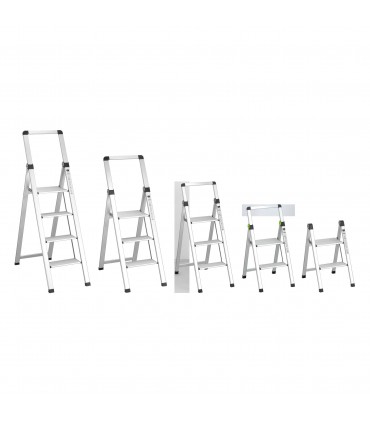 DRABINA SKŁADANA MINI SLIM 2-STOPNIE + UCHWYT