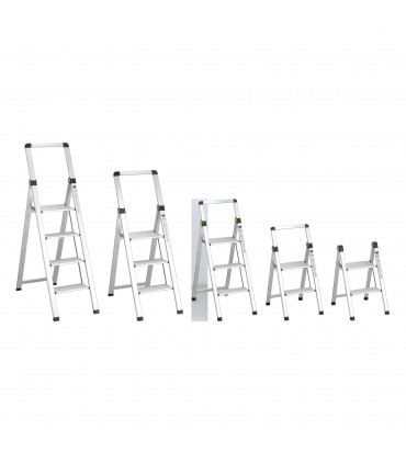 DRABINA SKŁADANA MINI SLIM 3-STOPNIE + UCHWYT
