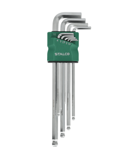 KLUCZE 6-kątne 1,5-10mm IMBUSY DŁUGIE CrV S-48366