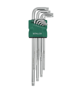 KLUCZE TORX EXTRA DŁUGIE CrV 9el S-46374