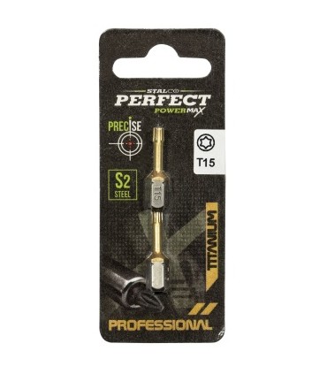BLISTER KOŃC. BIT 1/4" TORX T15x25 TITAN /2szt/ SP