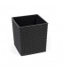 DONICZKA JUKA 300x300 rattan recycled - czarny